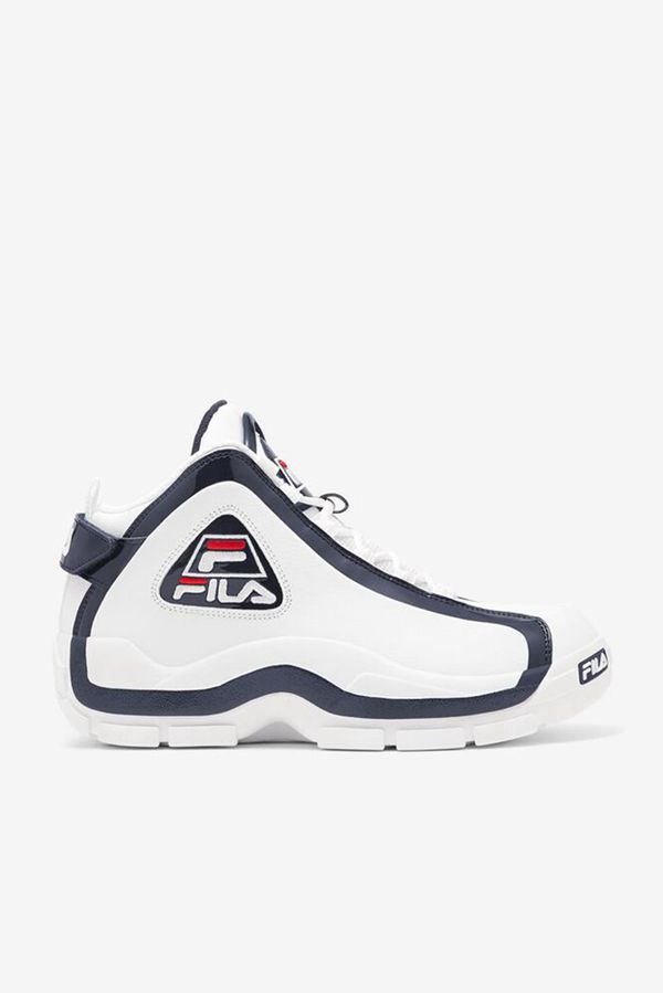 Zapatillas Fila Hombre Blancas / Azul Marino / Rojas - Grant Hill 2 - España 652798ACY